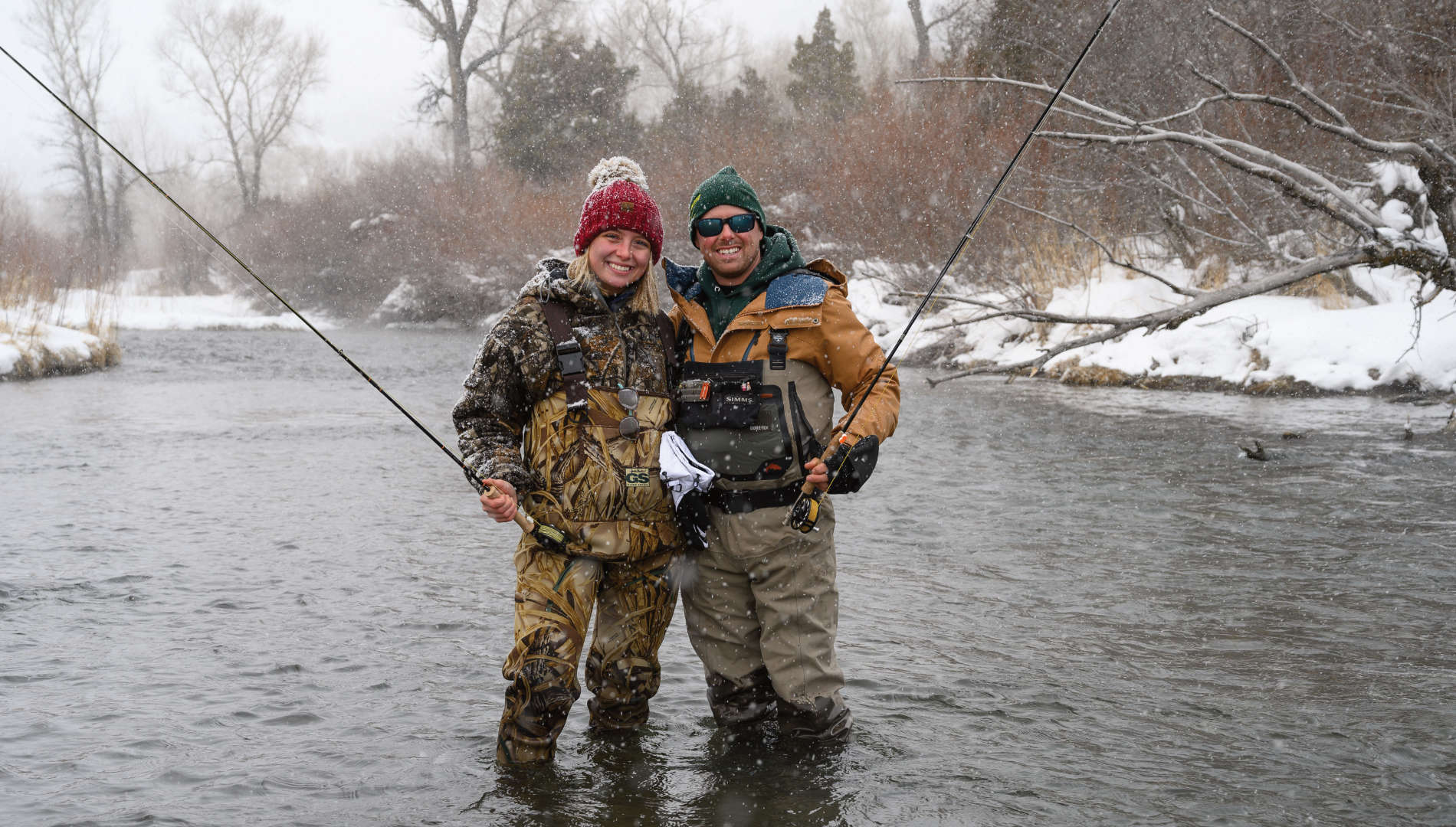 Winter Spring Creek Fly Fishing Trips - Montana Angling Company